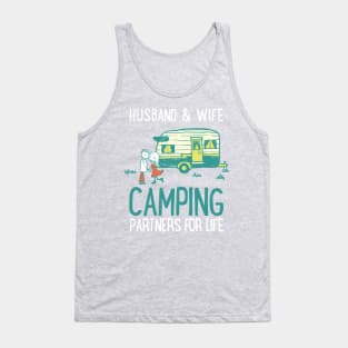 Husband and Wife - Camping Partners for Life Tank Top